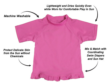 My Swim Baby UV Shirts - Pink - Shop Car Seats - Baby Carriers - Reusable  Cloth Nappies